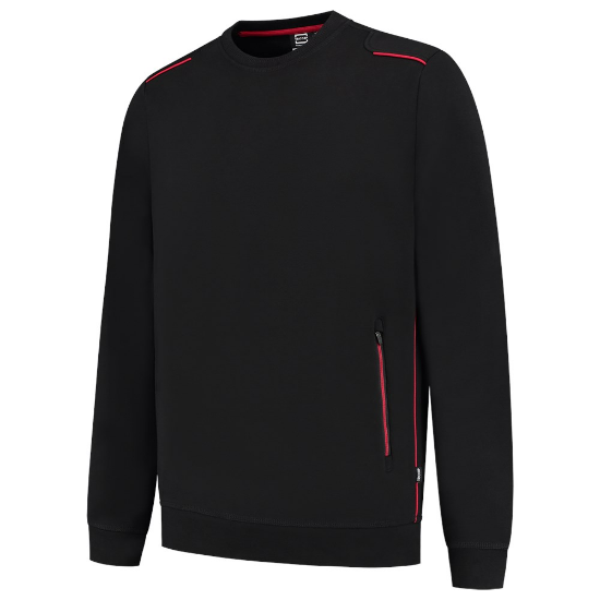 Afbeeldingen van TRICORP Sweater Accent 302703 zwart/rood M