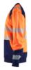 Afbeeldingen van BLÅKLÄDER Sweater 3541 High Vis oranje/marineblauw S