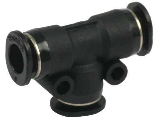 Afbeeldingen van T-push-in fitting compact 6MM