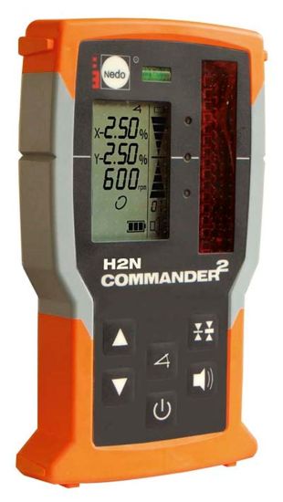 Afbeeldingen van NEDO Laserontvanger COMMANDER 2 H2N+ met display en Heavy-Duty baakklem 430374