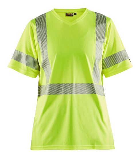 Afbeeldingen van BLÅKLÄDER T-shirt UV dames 3336 High Vis geel L