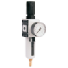 Afbeeldingen van Drukregelaar G⅜" 5µ 8bar met manometer 50MM