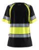 Afbeeldingen van BLÅKLÄDER T-shirt dames 3410 zwart/High Vis geel M