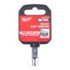 Afbeeldingen van MILWAUKEE Ratel dop ¼" FOUR FLAT 5MM