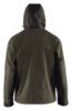 Afbeeldingen van BLÅKLÄDER Softshell jack met capuchon 4753 groen/zwart S