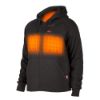 Afbeeldingen van MILWAUKEE Hoodie verwarmd M12HHBL4-0 zwart S