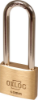 Afbeeldingen van OXLOC Cilinderhangslot EV messing hoog 40X63MM