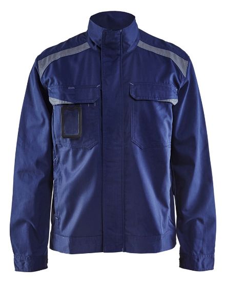 Afbeeldingen van BLÅKLÄDER Jack industrie ongevoerd 4054 marineblauw/grijs 3XL