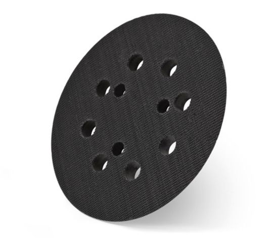 Afbeeldingen van HIKOKI Schuurzool 125MM velcro met 8 gaten t.b.v. SV13YA/YB 753811