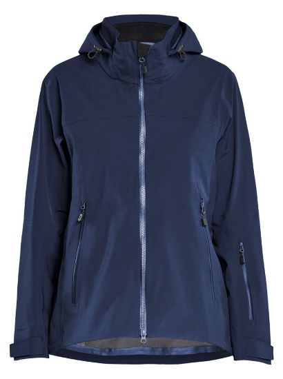 Afbeeldingen van BLÅKLÄDER Shelljack dames met stretch 4708 donker marineblauw XS