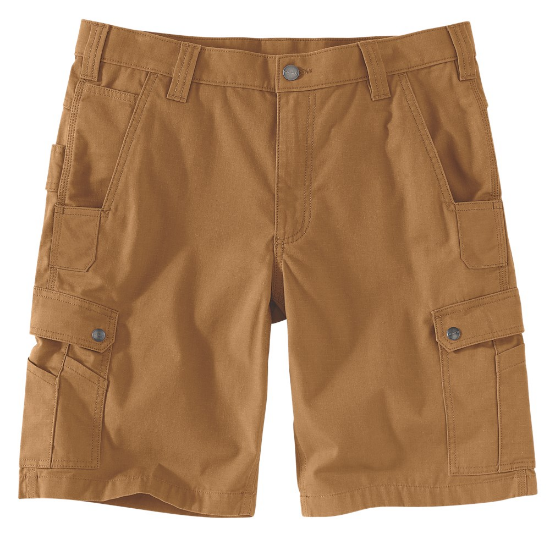 Afbeeldingen van CARHARTT Werkbroek kort ripstop cargo 104727 bruin W30