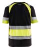 Afbeeldingen van BLÅKLÄDER T-shirt 3421 zwart/High Vis geel M