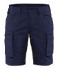 Afbeeldingen van BLÅKLÄDER Short service dames met stretch 7149 marineblauw/zwart C32