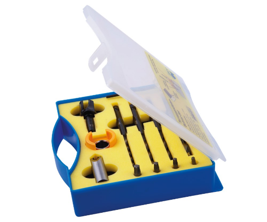 Afbeeldingen van ROTEC Terrasborenset 11-delig + proppenboor