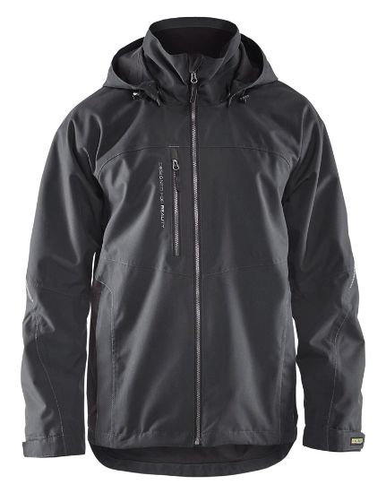 Afbeeldingen van BLÅKLÄDER Shelljack bi-colour 4790 donkergrijs/zwart 4XL