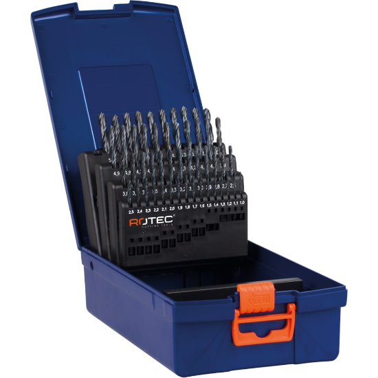 Afbeeldingen van ROTEC Metaalborenset 100 DIN338 type N 41-delig 6-10MM ABS