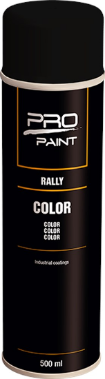 Afbeeldingen van Rally Color Industrielak Zwart SG 500ML