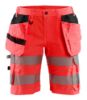 Afbeeldingen van BLÅKLÄDER Short dames met stretch 7186 High Vis rood C46