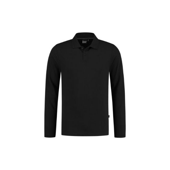 Afbeeldingen van IMAGE Polosweater Semi SlimFit Powell 12002 zwart S