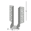 Afbeeldingen van GEBR. BODEGRAVEN Raveeldrager SV zwaar 440/59X190MM 2MM