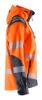 Afbeeldingen van BLÅKLÄDER Softshell jack 4491 High Vis oranje/medium grijs M