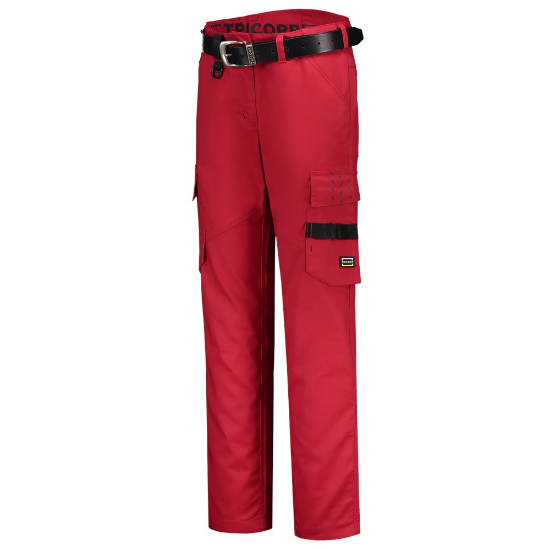 Afbeeldingen van TRICORP Werkbroek Twill dames 502024 rood 34