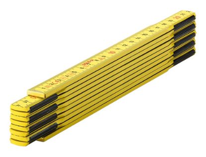 Afbeeldingen van SOLA Vouwduimstok hout EG-klasse 3 geel HG2/10 2M