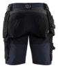 Afbeeldingen van BLÅKLÄDER Short met 4-weg stretch 1520 donker marineblauw/zwart C56