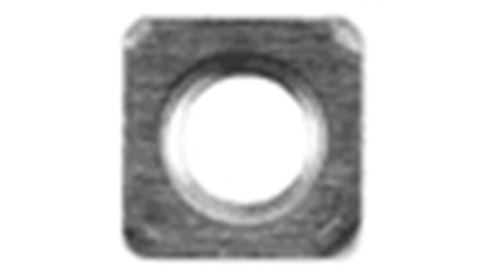 Afbeeldingen van Vierkantmoer laag DIN562 A2 M4 