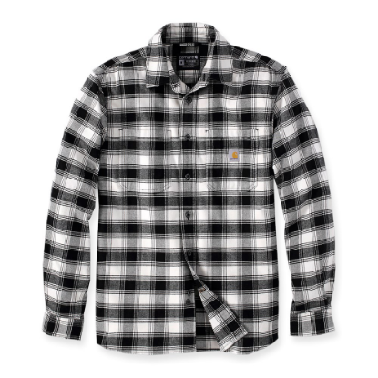 Afbeeldingen van CARHARTT Overhemd flannel geruit lange mouwen 105945 malt 2XL