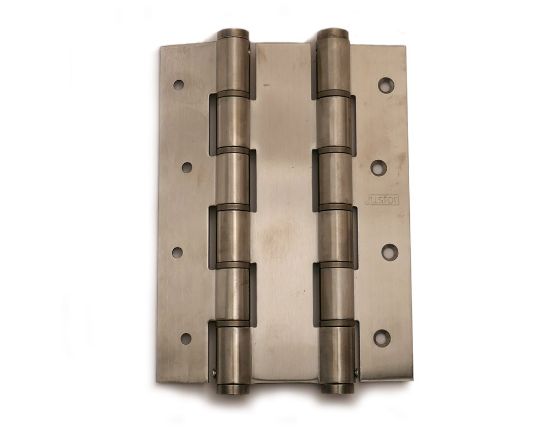 Afbeeldingen van Deurveerscharnier dubbel RVS 180/40MM