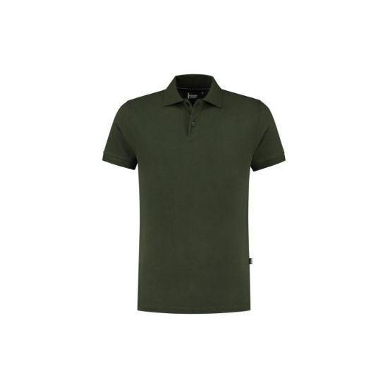 Afbeeldingen van IMAGE Poloshirt Pique Semi SlimFit Perryton 11001 donker groen S