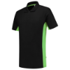 Afbeeldingen van TRICORP Poloshirt bi-colour 202004 zwart/limoen M