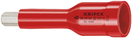 Afbeeldingen van KNIPEX Inzetsteeksleutel ½" 984908 DIN7422/60900 8MM