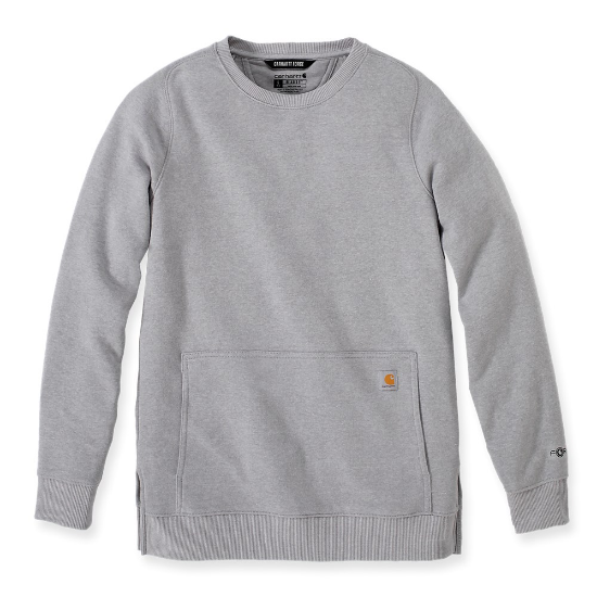 Afbeeldingen van CARHARTT Sweatshirt relaxed fit dames 105468 asphalt heather S
