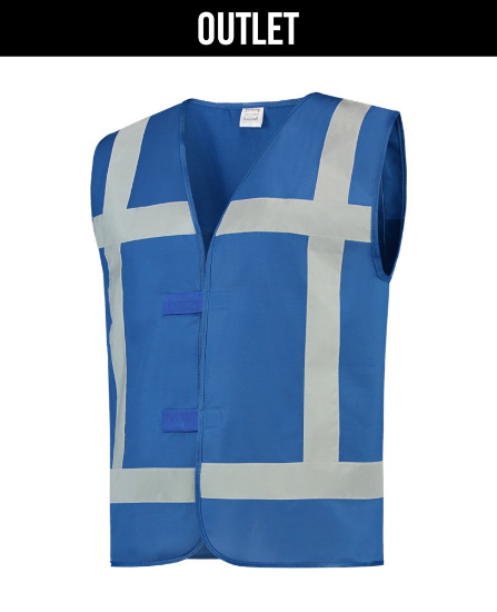 Afbeeldingen van TRICORP Vest reflectie 453004 fluor royal blauw 2XL