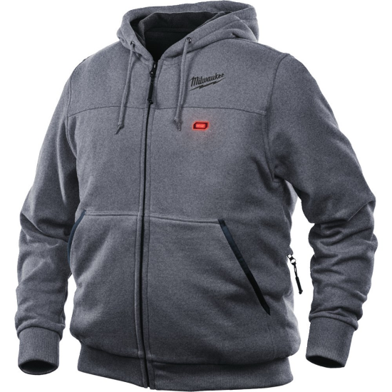 Afbeeldingen van M12HHGREY3-0(S) HEATED HOODIE XXX