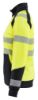 Afbeeldingen van BLÅKLÄDER Sweater dames met rits 3508 High Vis geel/zwart XS