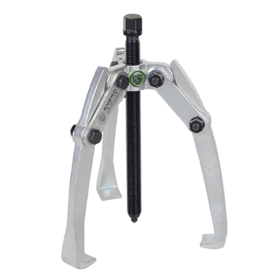 Afbeeldingen van KUKKO Trekker 3-armig universeel met zwenkbare trekhaken 200X26-180MM