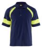 Afbeeldingen van BLÅKLÄDER Poloshirt Visible 3528 marineblauw/High Vis geel L