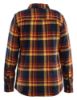 Afbeeldingen van BLÅKLÄDER Overhemd dames flanel 3218 gebrand rood/donker marineblauw 3XL