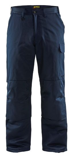 Afbeeldingen van BLÅKLÄDER Winterwerkbroek gevoerd 1800 marineblauw D120