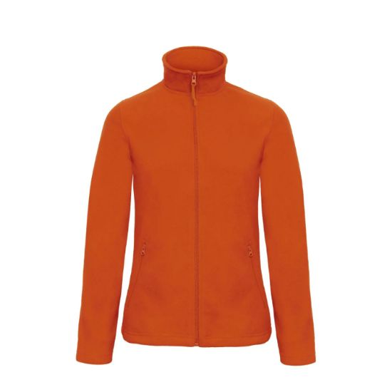 Afbeeldingen van B&C Fleece jas ID.501 dames 5FWI51 pompoen oranje XL