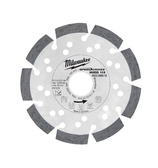 Afbeeldingen van MILWAUKEE Diamantzaagblad beton SpeedCross HUDD 115X22,23MM