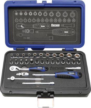 Afbeeldingen van FORUM Dopsleutelset ¼" 31x