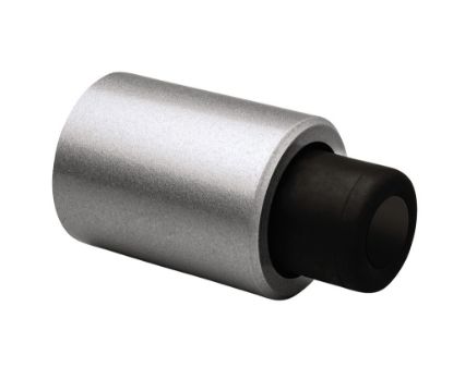 Afbeeldingen van Deurstopper wandmodel zilver Robusto
