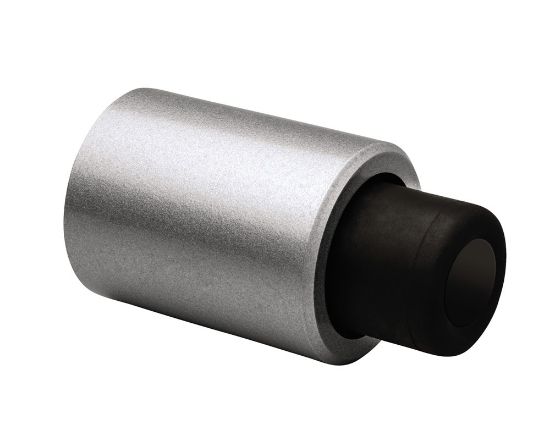 Afbeeldingen van Deurstopper wandmodel zilver Robusto