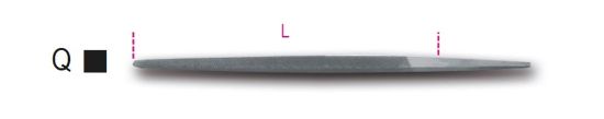 Afbeeldingen van BETA Halfzoete vijl vierkant 200MM 1718A8/Q