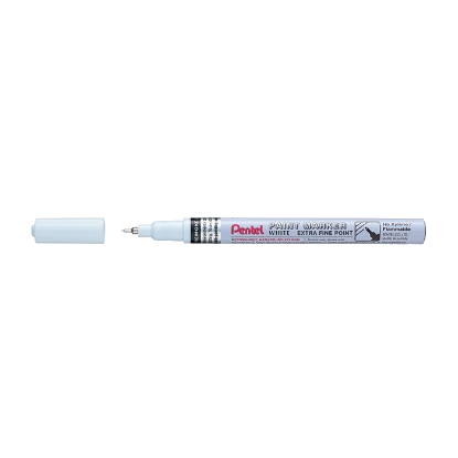 Afbeeldingen van PENTEL Merkstift MFP10 wit