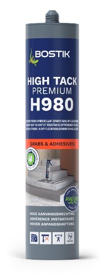 Afbeeldingen van BOSTIK Montagelijm High Tack Premium H980 zwart 290ML